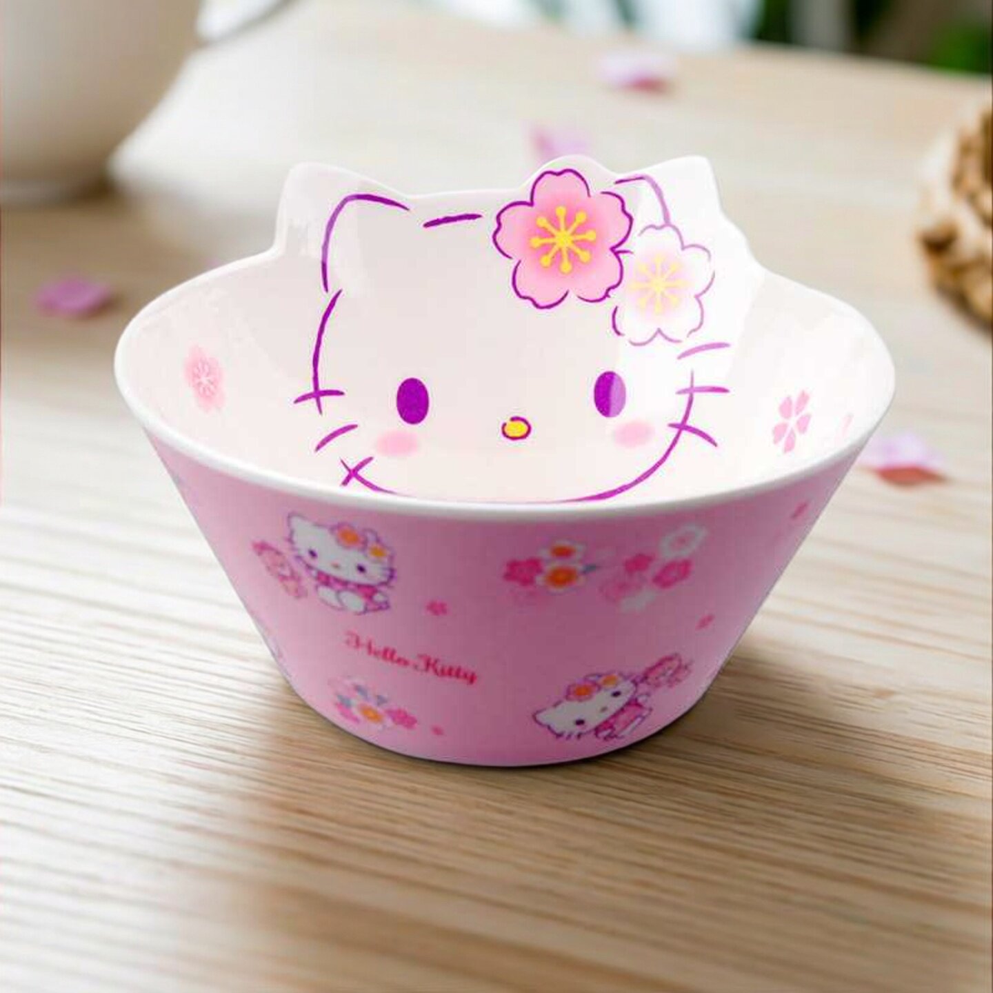 凯蒂猫儿童辅食碗防摔防烫