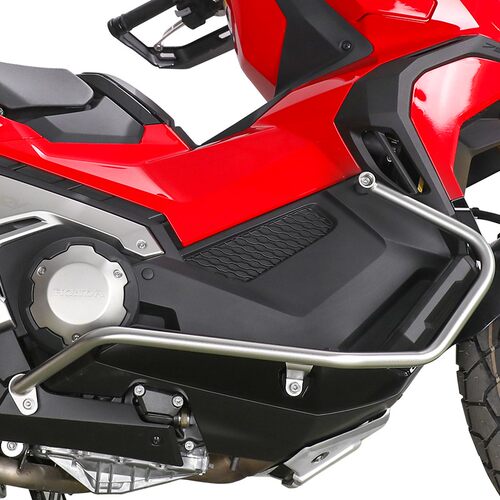 LOBOO萝卜摩托车保险杠改装2021款XADV750护杠不锈钢防摔杠银色