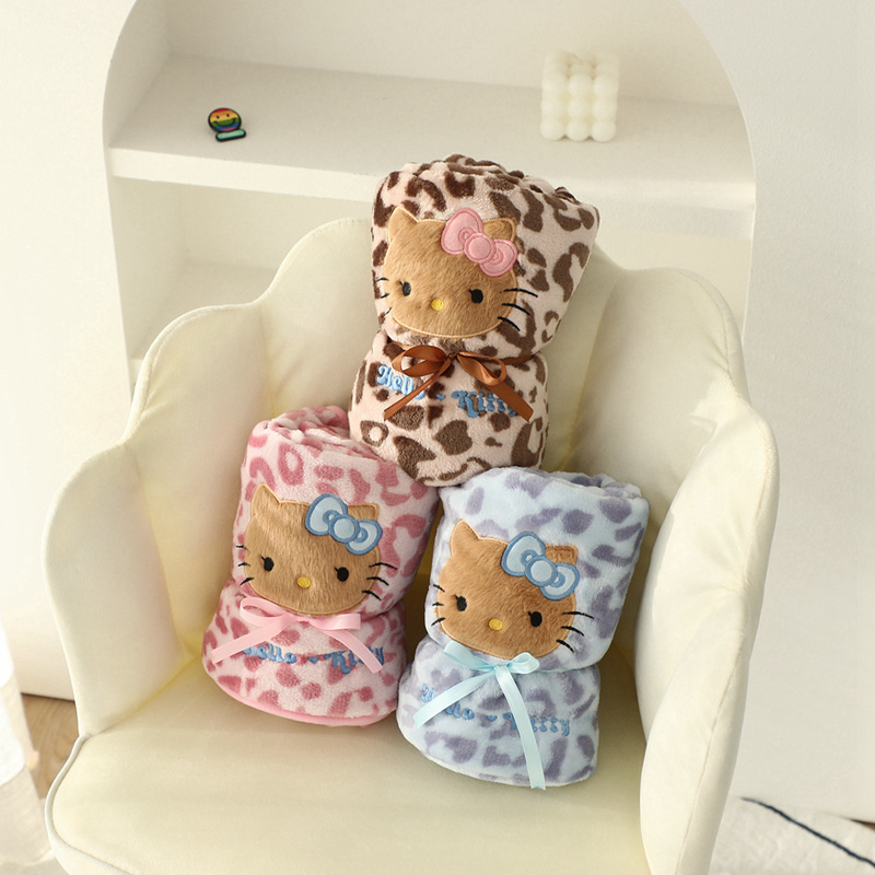 可爱卡通卷毯珊瑚绒毯子午睡枕多功能空调毯法兰绒毯车载可折叠