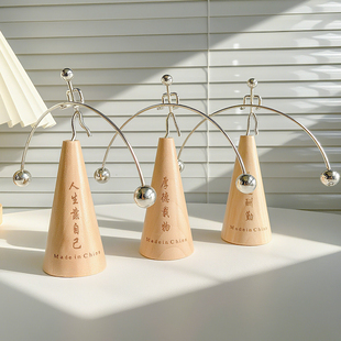 创意解压玩具不倒翁平衡铁球举重小铁人解压发泄神器解闷小礼品