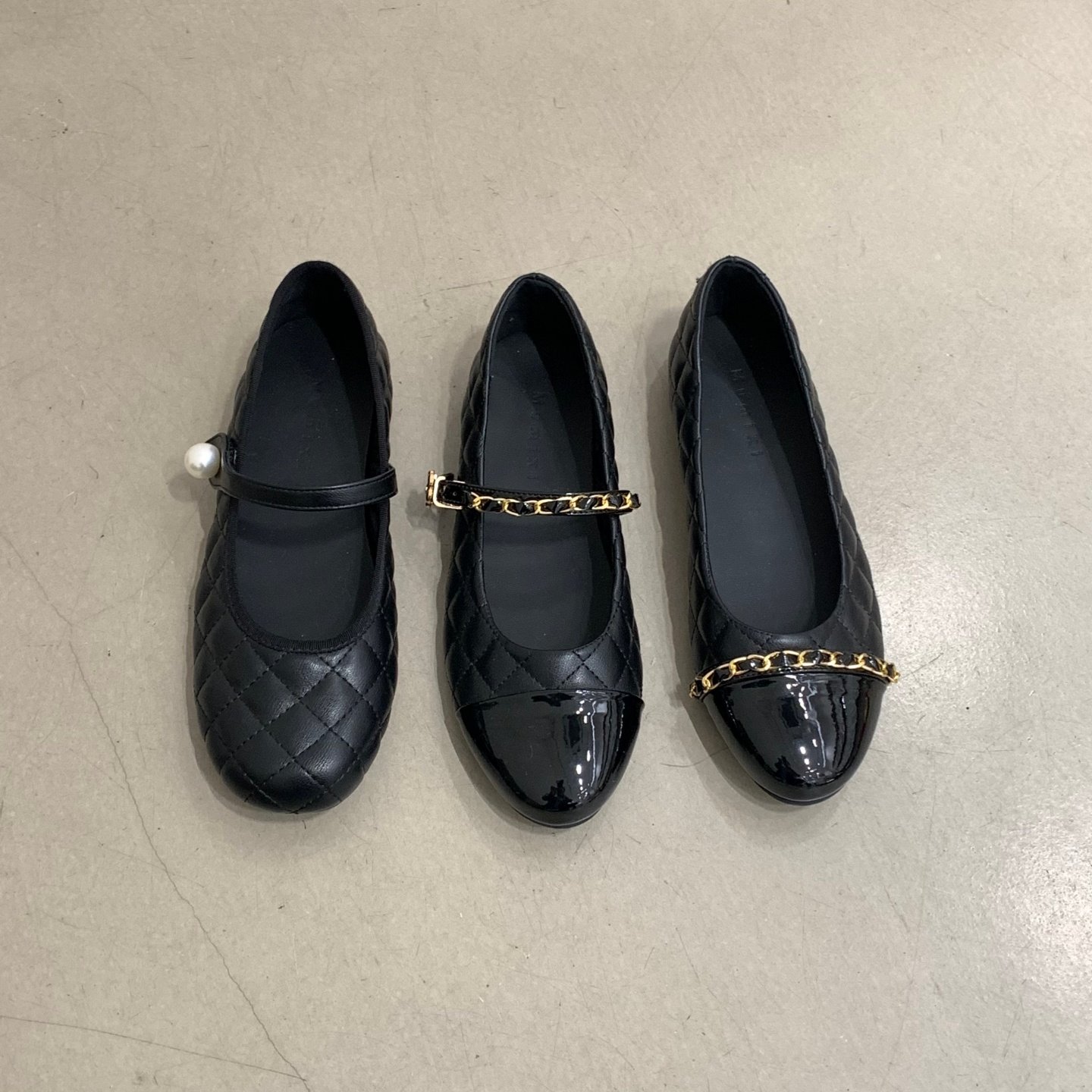 小香风黑色菱格链条浅口平底单鞋女2026春新款法式通勤玛丽珍瓢鞋,女鞋,浅口单鞋,淘宝优惠券,粉丝福利购,淘宝优惠卷