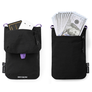 旅行证件包便携护照收纳包出国rfid防盗刷卡包保护零钱小包挂脖