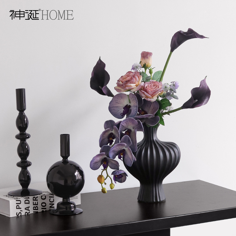 设计师款蝴蝶兰把束假花仿真花