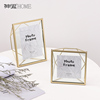 Northern Europe Metal originality Geometry Herbarium Photo frame Swing sets 4 inch 6 inch 7-inch personality European style Glass Photo Frame