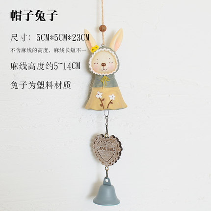 创意日式风铃挂饰门饰可爱萌物女生儿童生日礼物卧室阳台铃铛挂件