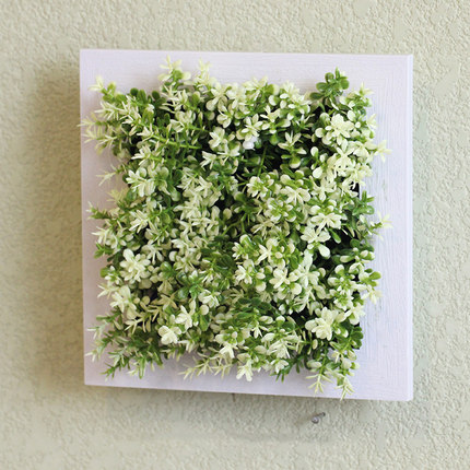 创意家居墙饰服装店铺墙上装饰品美式仿真植物客厅墙面壁挂壁饰