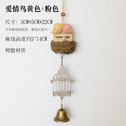 创意日式风铃挂饰门饰可爱萌物女生儿童生日礼物卧室阳台铃铛挂件