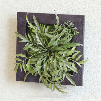 创意家居墙饰服装店铺墙上装饰品美式仿真植物客厅墙面壁挂壁饰