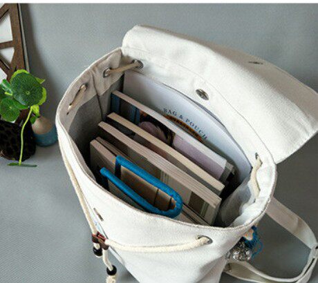 THREE INK PRODUCTS EMBROIDERY RETRO CHINESE ETHNIC STYLE CASUAL CANVAS EMBROIDERY HANFU ANCIENT STYLE SCHOOLBAG BACKPACK