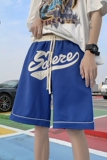 推荐！2026夏季高街刺绣开衩篮球裤XZ604-KP70-P45控58，男装休闲裤，星座604