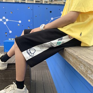 2026夏季涂鸦印花拼接短裤 XZ604-KP16-P30控39图片