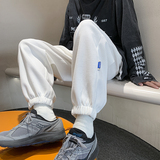 主推！2026春季新款华夫格纯色九分束脚休闲裤XZ604-KP56-P55控68，男装休闲裤，星座604