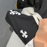 现货！克罗心十字架绣标华夫格大编织绳休闲裤XZ604-KP54-P65控78，男装休闲裤，星座604