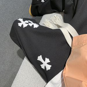 现货！克罗心十字架绣标华夫格大编织绳休闲裤XZ604-KP54-P65控78图片