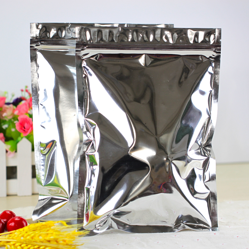 防潮夹链镀铝铝箔密封杂粮塑封袋