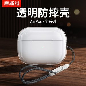 适用airpodspro2保护套透明软壳