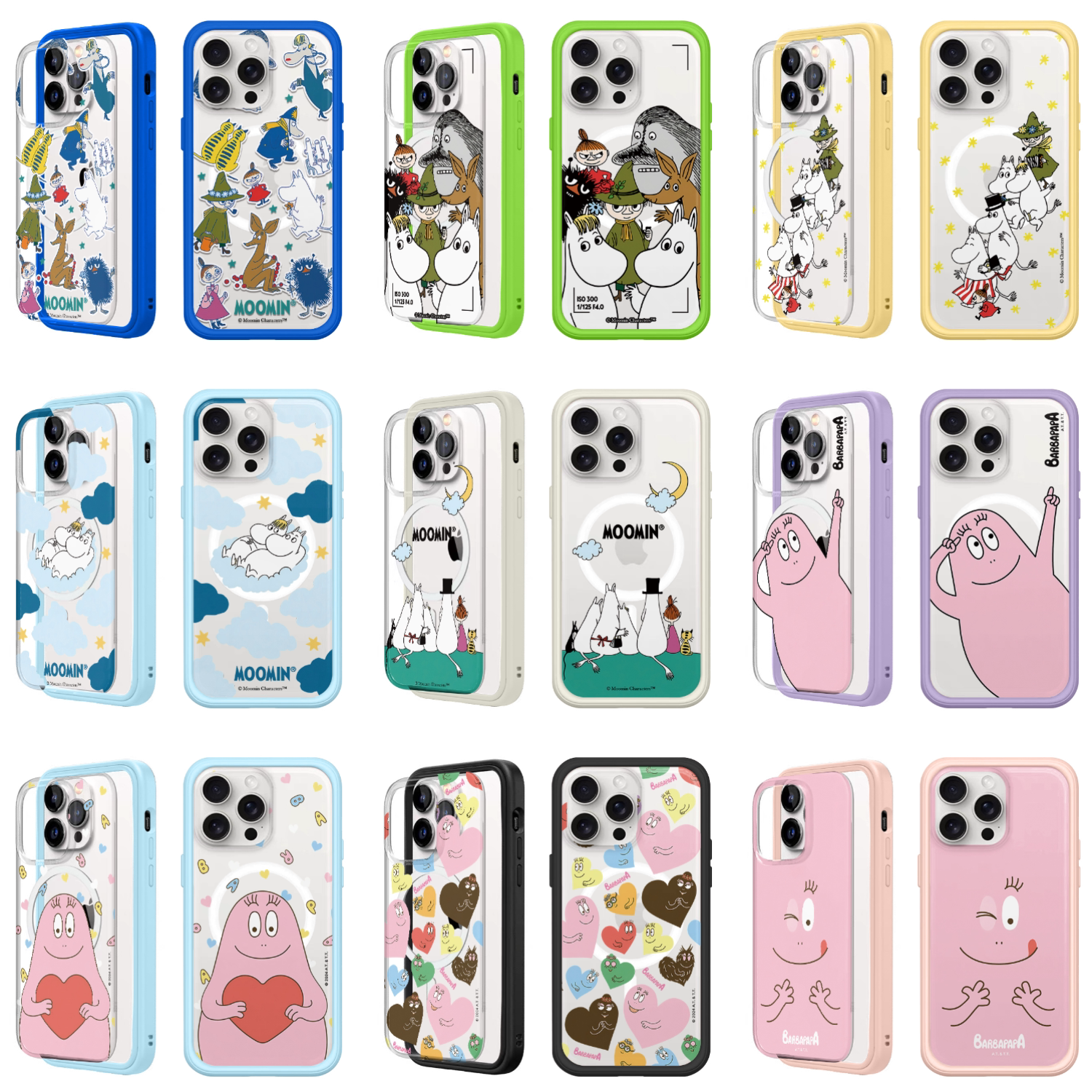 犀牛软硅胶边框纯透明背板二合一适用iphone17pro苹果16promax男女15小众14磁吸13亚克力ins泡先生姆明手机壳