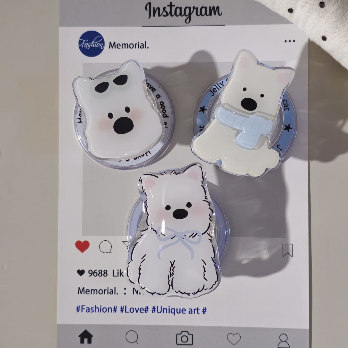 韩系卡通小狗磁吸附气囊支架新款背贴适用苹果手机可爱华为通用女,3C数码配件,手机支架/手机座,淘宝优惠券,粉丝福利购,淘宝优惠卷