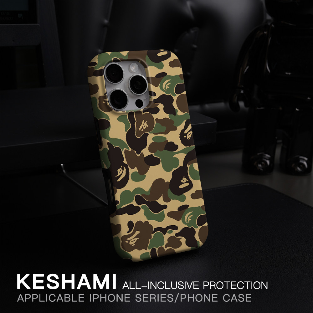 keshami适用苹果17promax/16pro手机壳带磁吸新款高端个性潮男女磨砂硬壳全包防摔15pro/14pro军绿迷彩,3C数码配件,手机保护套/壳,淘宝优惠券,粉丝福利购,淘宝优惠卷