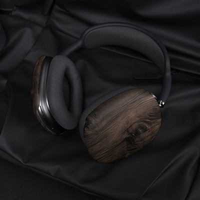 keshami 适用苹果AirpodsMAX耳机壳二代2024款潮流个性保护套男女新款Airpods MAX头戴式耳机壳木头纹