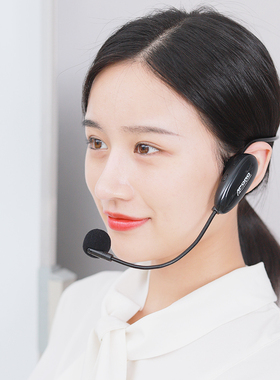 APORO 2.4G无线麦克风扩音器耳麦音响蓝牙头戴式领夹瑜伽讲课话筒