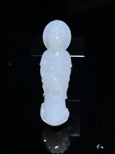 苏工玉雕观音菩萨挂件吊坠