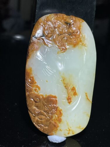 苏工精品和田玉籽料钟馗挂件