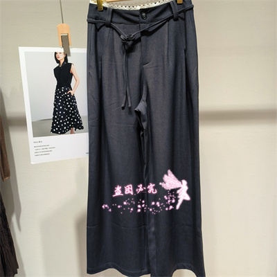 曼娅奴2025年秋款直筒裤