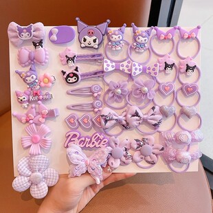 儿童可爱发夹女童卡通发圈头绳皮筋2026新款 宝宝发卡小女孩头饰品