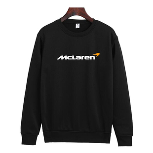 F1迈凯伦McLaren车队圆领卫衣周边男女赛车迷休闲长袖衣服秋冬棉