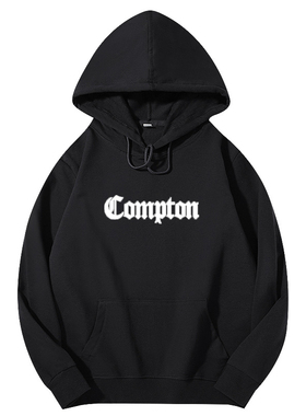 冲出康普顿Straight Outta Compton男女套头连帽卫衣匪帮说唱帽衫