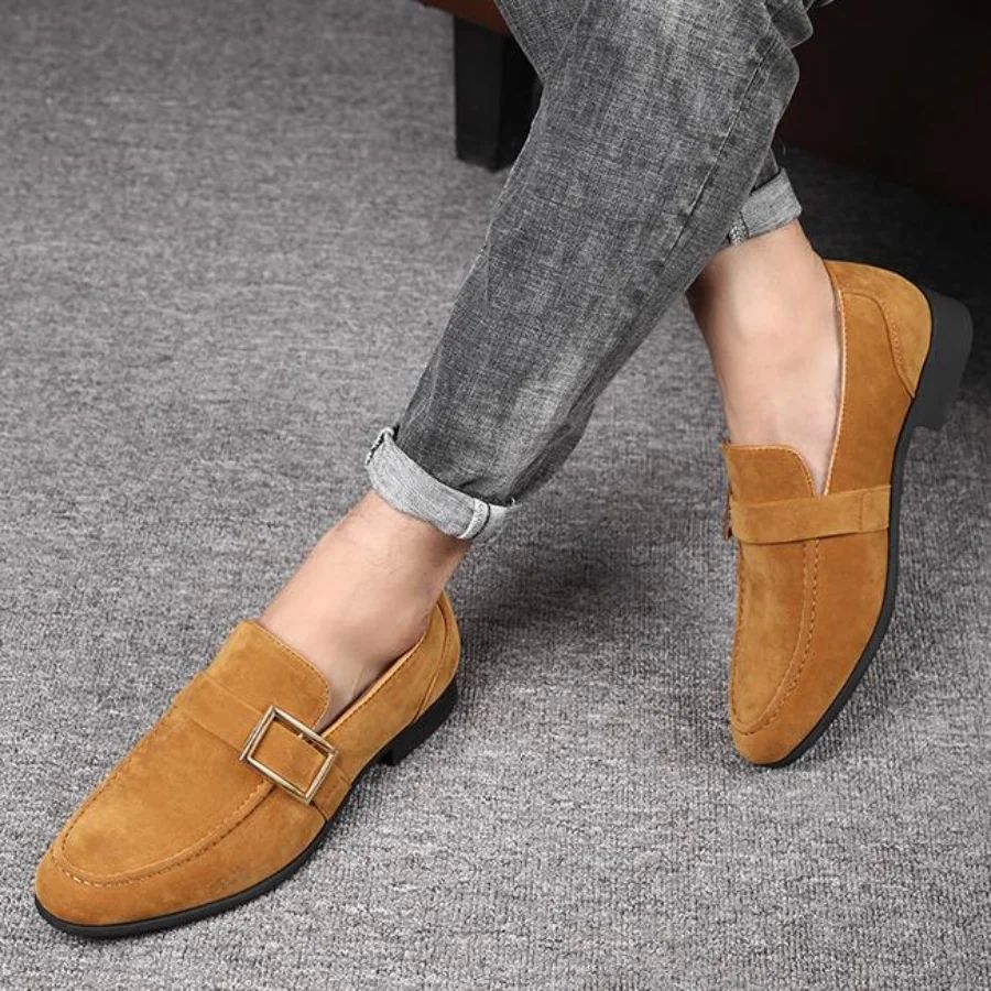 Spring New Mens Casual Business Shoes Loafers Men Dress Shoe