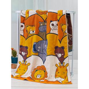 纯棉纱布浴巾四层大毛巾吸水全棉不掉毛儿童家用男女成人洗澡裹巾