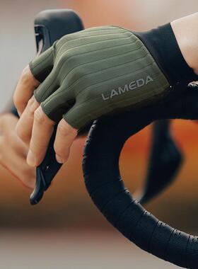 LAMEDA兰帕达自行车骑行半指手套 山地车透气手套 春夏季手套