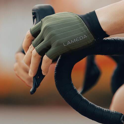兰帕达自行车骑行半指手套