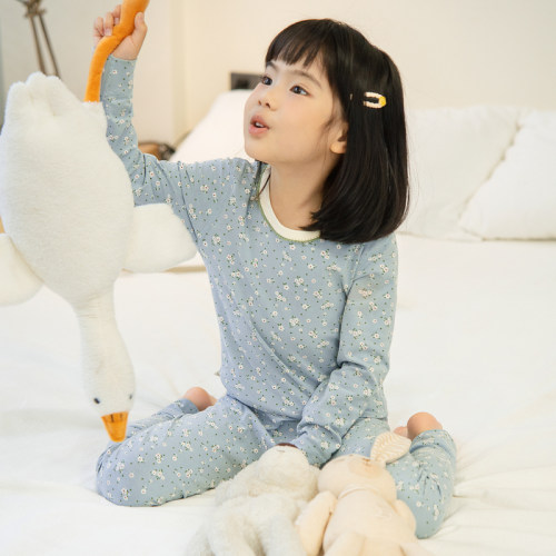 仙乐兔女儿童内衣套装纯棉打底