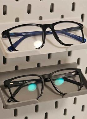 适用宜家SKADIS洞洞板配件 倾斜眼镜架多色可选 可改金属方孔圆孔