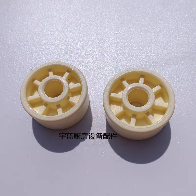 迈科meiko洗碗机滚轮滑轮履带传送式洗碗机洗碗框传送带导轨滚轮