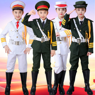 儿童升旗手服装国旗班学校仪仗队中小学生升国旗服国旗队服装礼服
