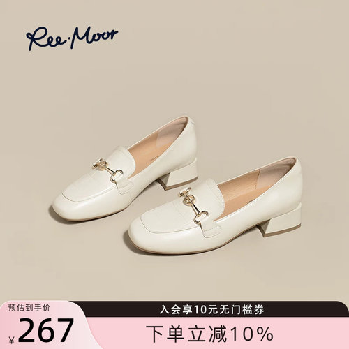 REEMOOR通勤羊皮乐福鞋