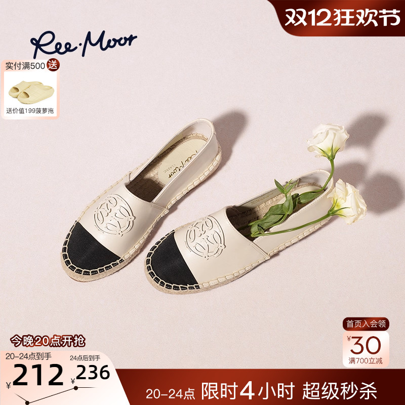 REEMOOR2025小香风休闲渔夫鞋