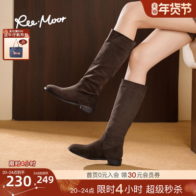 REEMOOR冬季新款复古西部靴