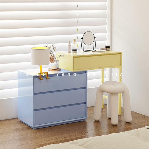 梳妆台现代简约斗柜梳妆台一体