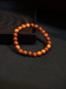 【妙妙专属】太行崖柏0.8cm单圈手串  天然风化陈年老料 55号