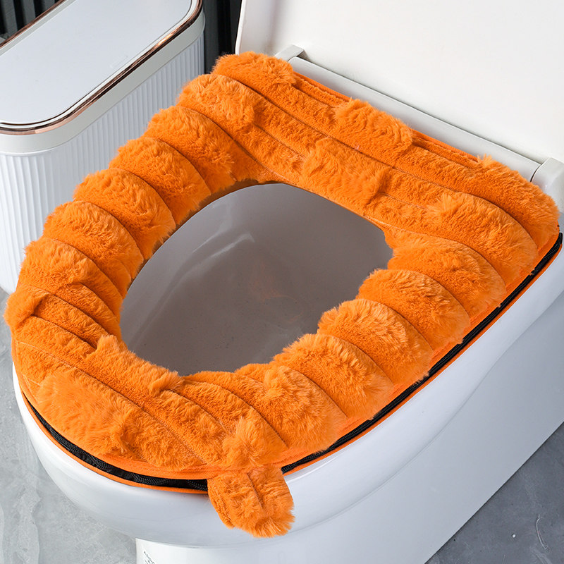 竹节兔绒纯色马桶坐垫秋冬保暖四季通用家用加大加厚拉链款坐便套,家庭/个人清洁工具,马桶套/马桶座圈,淘宝优惠券,粉丝福利购,淘宝优惠卷