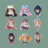 冬己学生装 小玩偶公仔儿童玩具女孩子生日新年礼物 洋娃娃盲盒换装