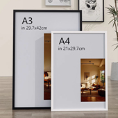 铝合金画框海报相框4k执照框A3证书框a4摆台1000片拼图框免拆装 裱
