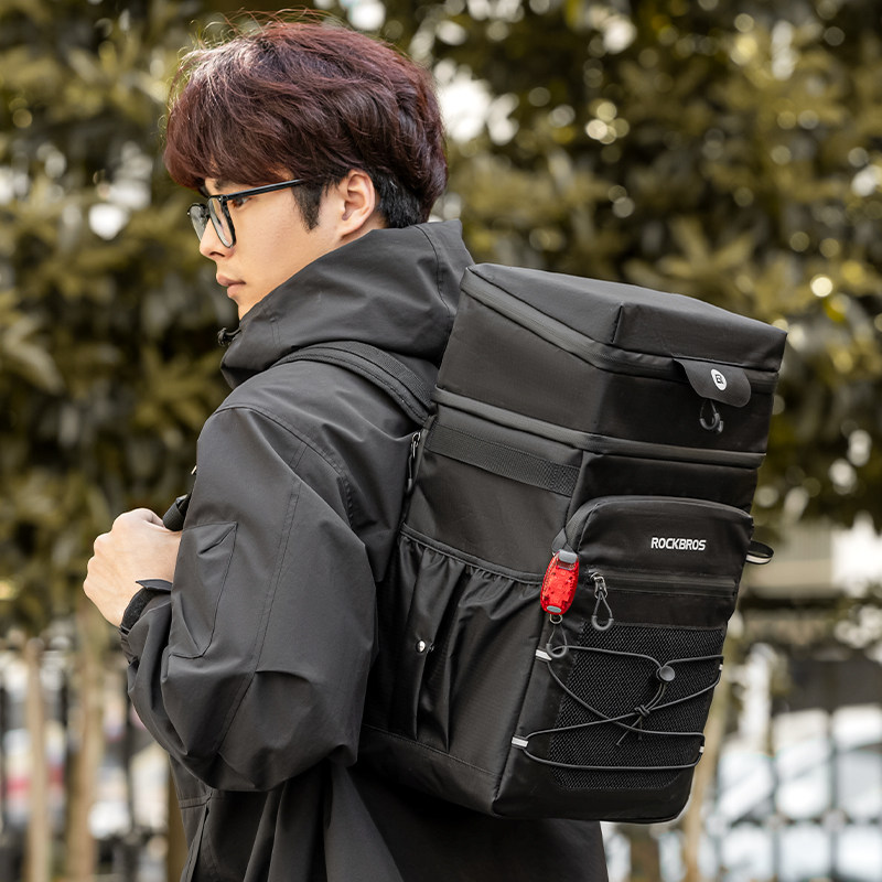 洛克兄弟双肩包多功能储物包