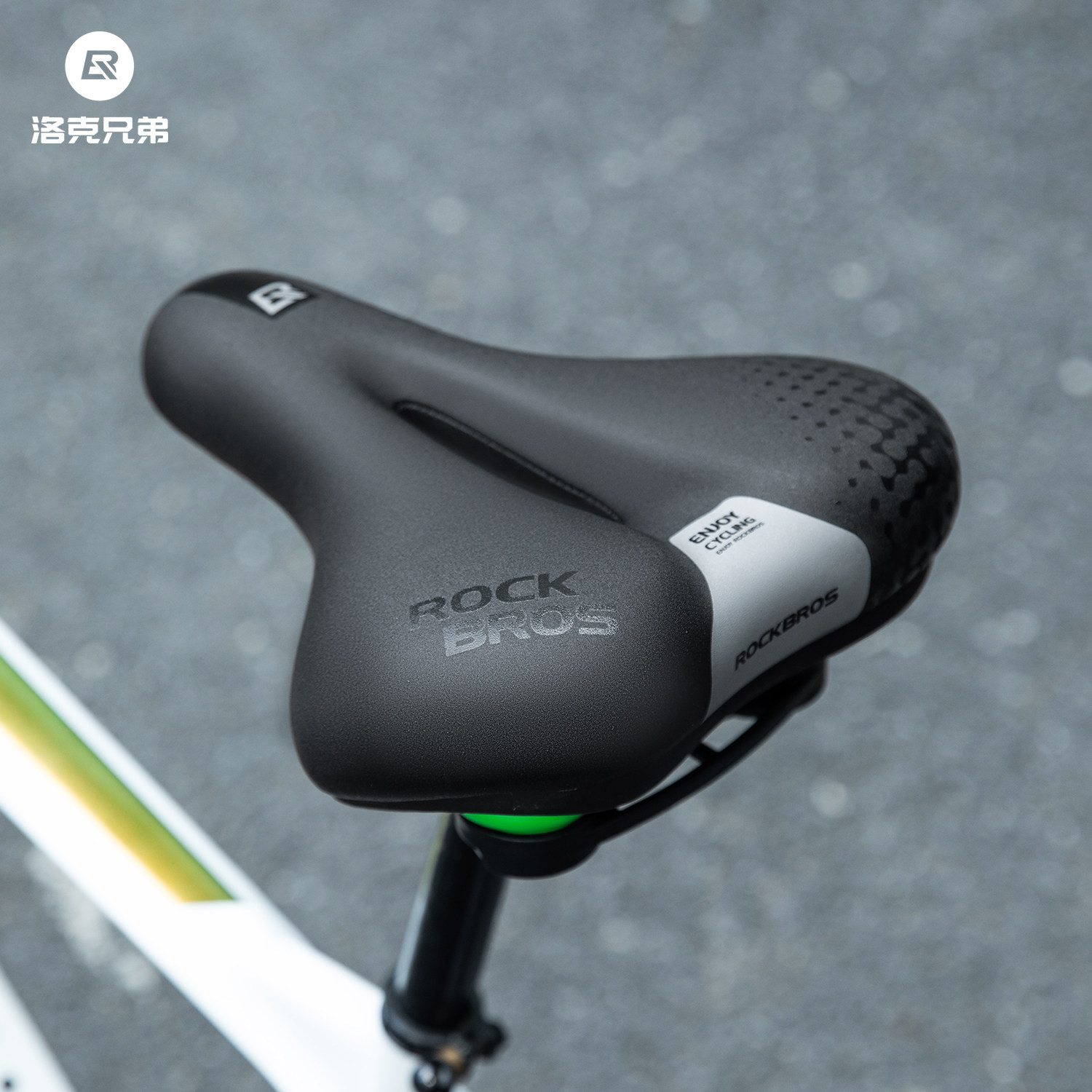 洛克兄弟自行车坐垫舒适减震