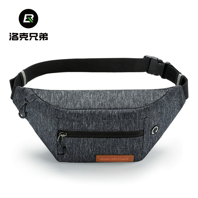 洛克兄弟骑行腰包多隔层轻便